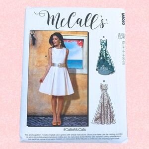 NEW McCalls M8060 Women's Dress Pattern Size Large UNOPENED